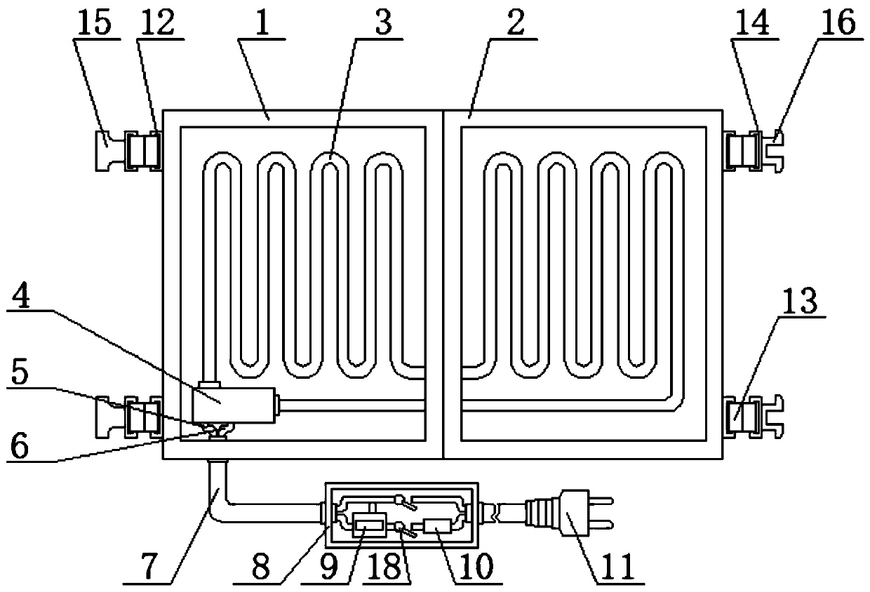 Hot compress instrument capable of assisting in treatment