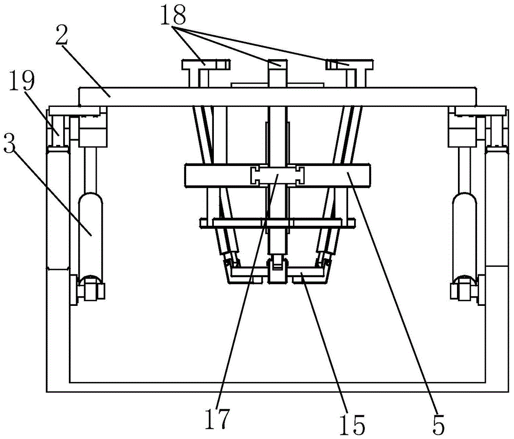 A gate valve leak detection chuck controlled by a single hydraulic cylinder for pressing multiple jaws