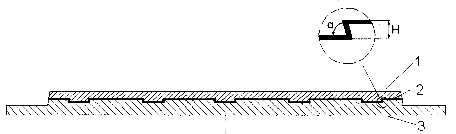Connection method for metal target material and target holder