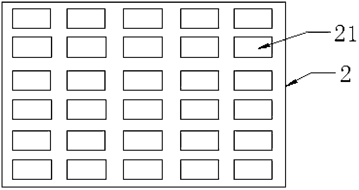 Asymmetric pressing control slab warping structure of multilayer printed circuit board