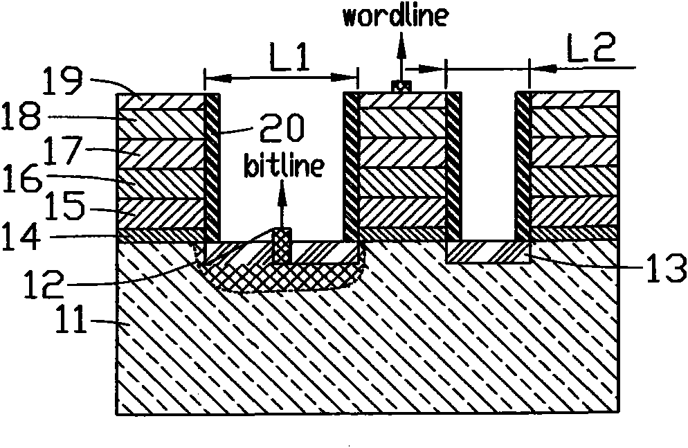 Non-volatile semiconductor memory with floating gate and manufacturing ...