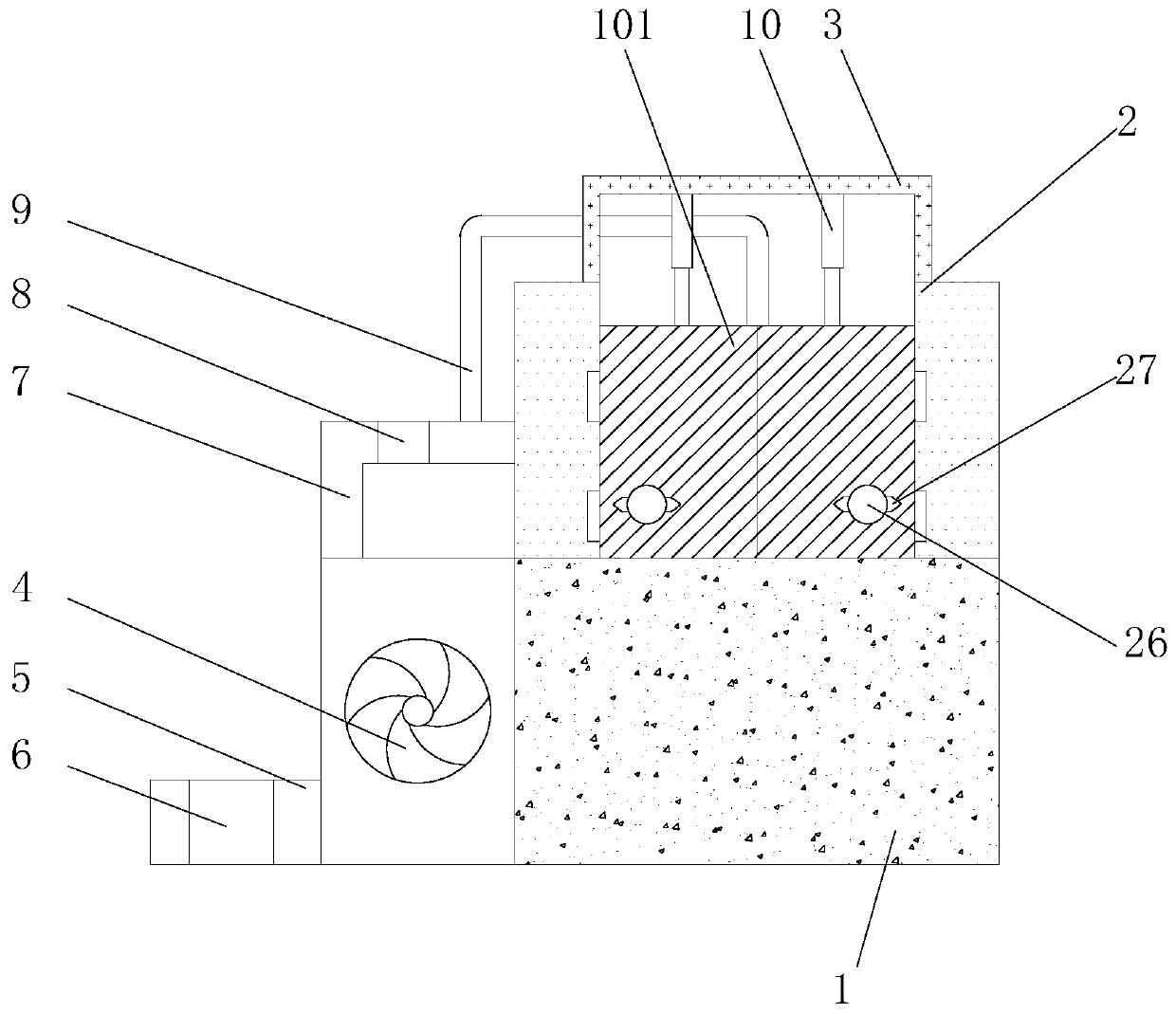 Handling device for wasted and old televisions