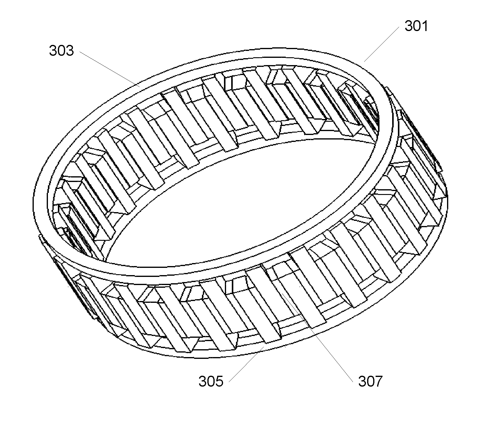 Integrated rotor pole pieces