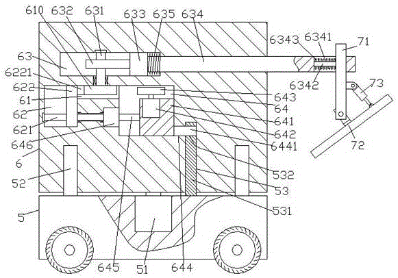 Roadbed slope compaction device