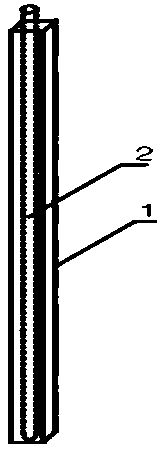 Hidden type wiring manner based on lift shaft frame