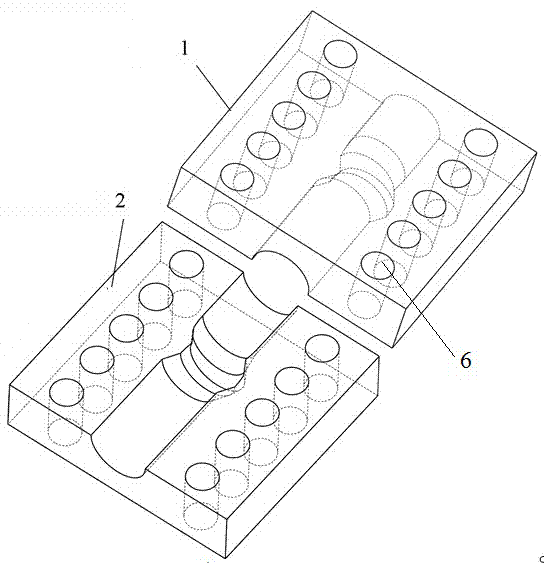 Extrusion die with multiple corners and forming method thereof