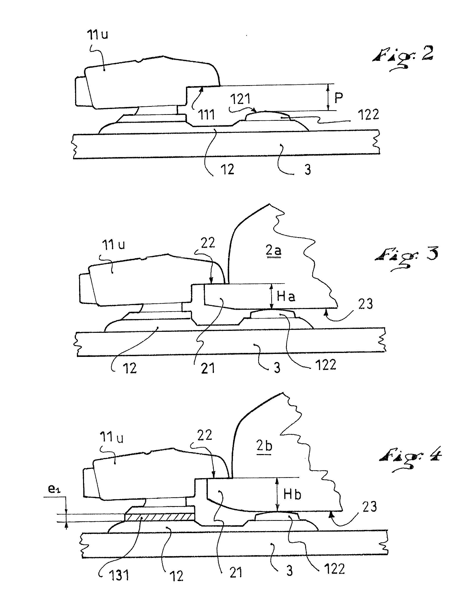 Binding for a boot on a gliding board