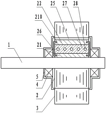 Washing machine motor with silent function