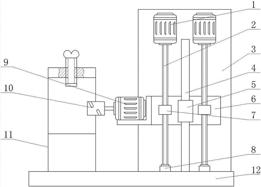 Mathematics high-precision measuring tool processing device