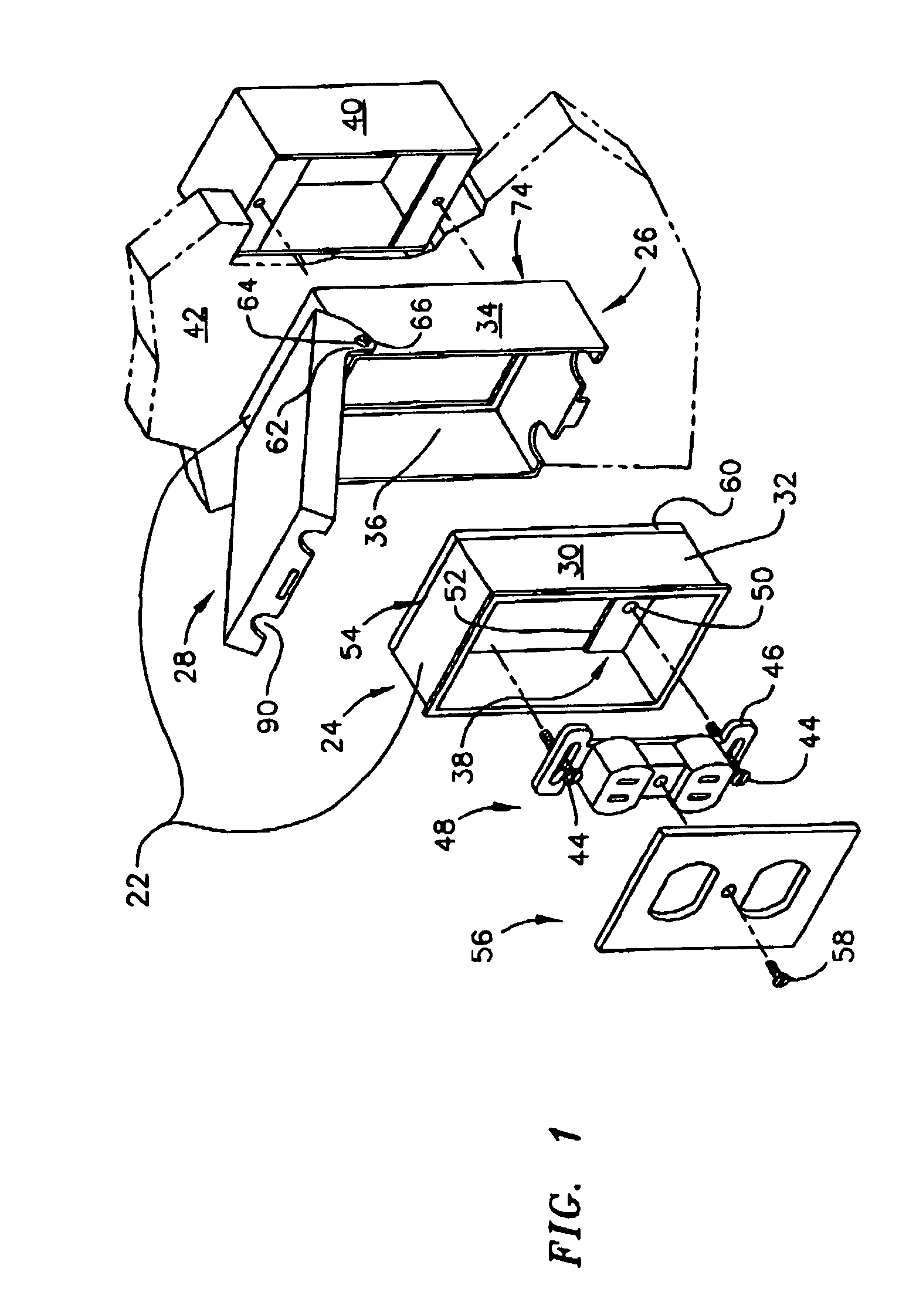 Telescoping box adapter