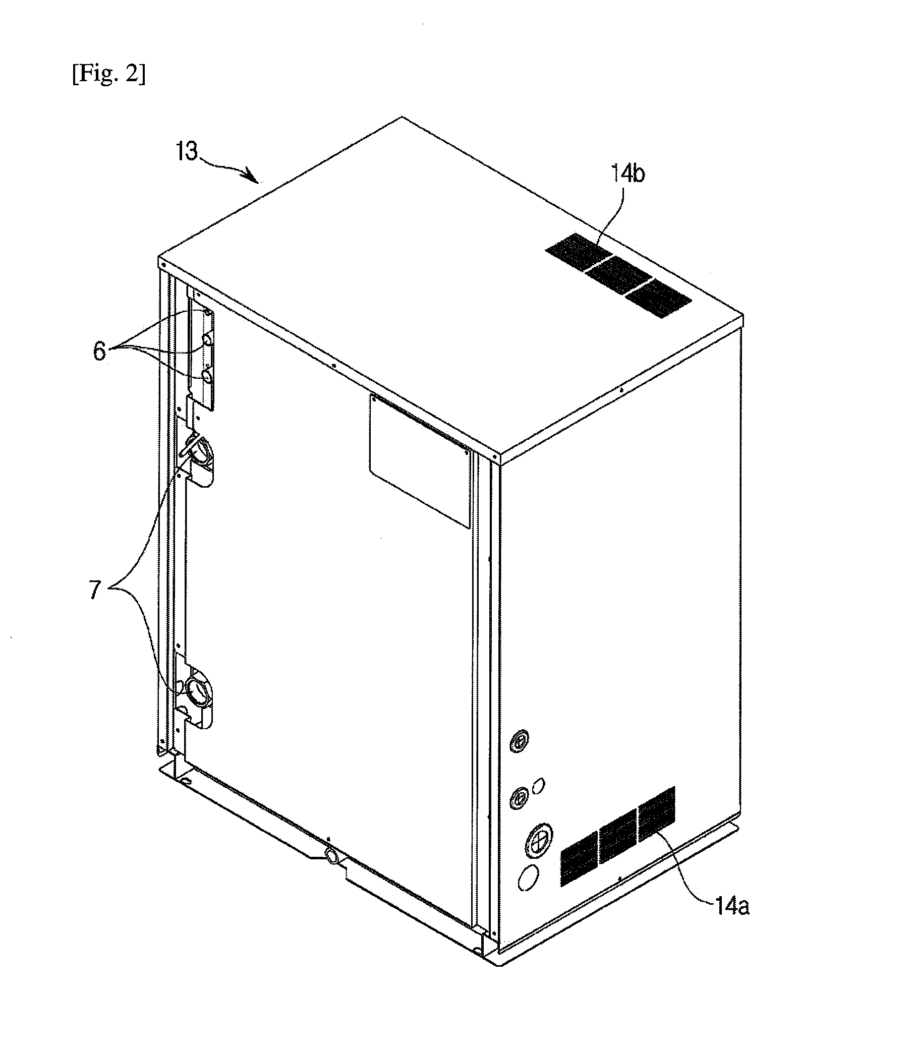 Control box, and outdoor unit of air conditioner comprising same