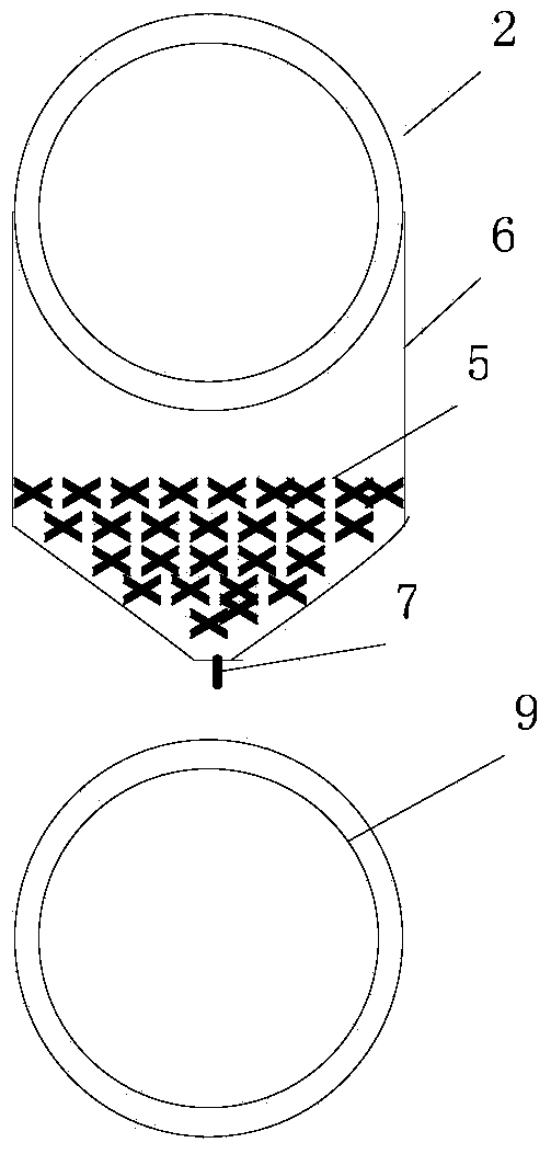 Distributer of horizontal falling film evaporator