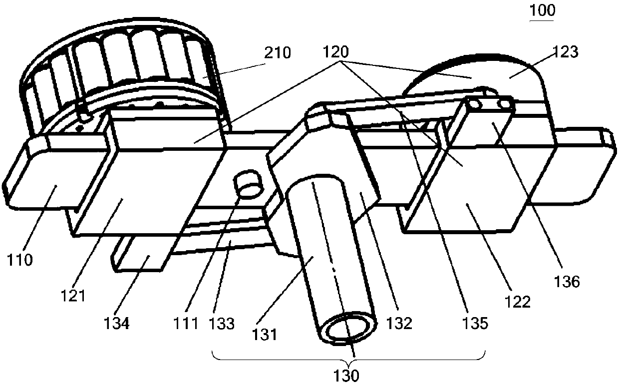 Scanning mechanism for driving magnetron, magnetron source and magnetron sputtering device