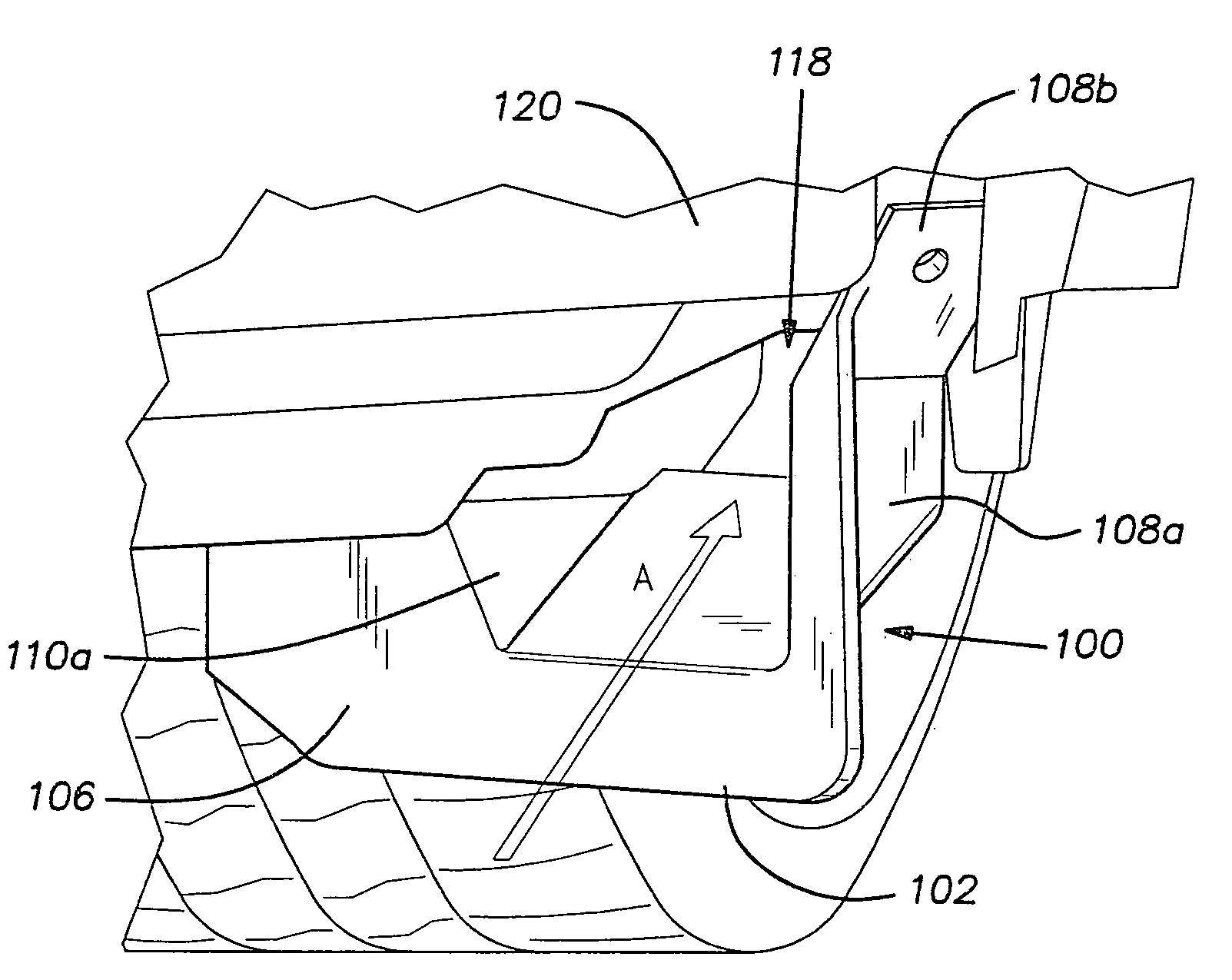 Air guide for cooling a vehicle brake assembly