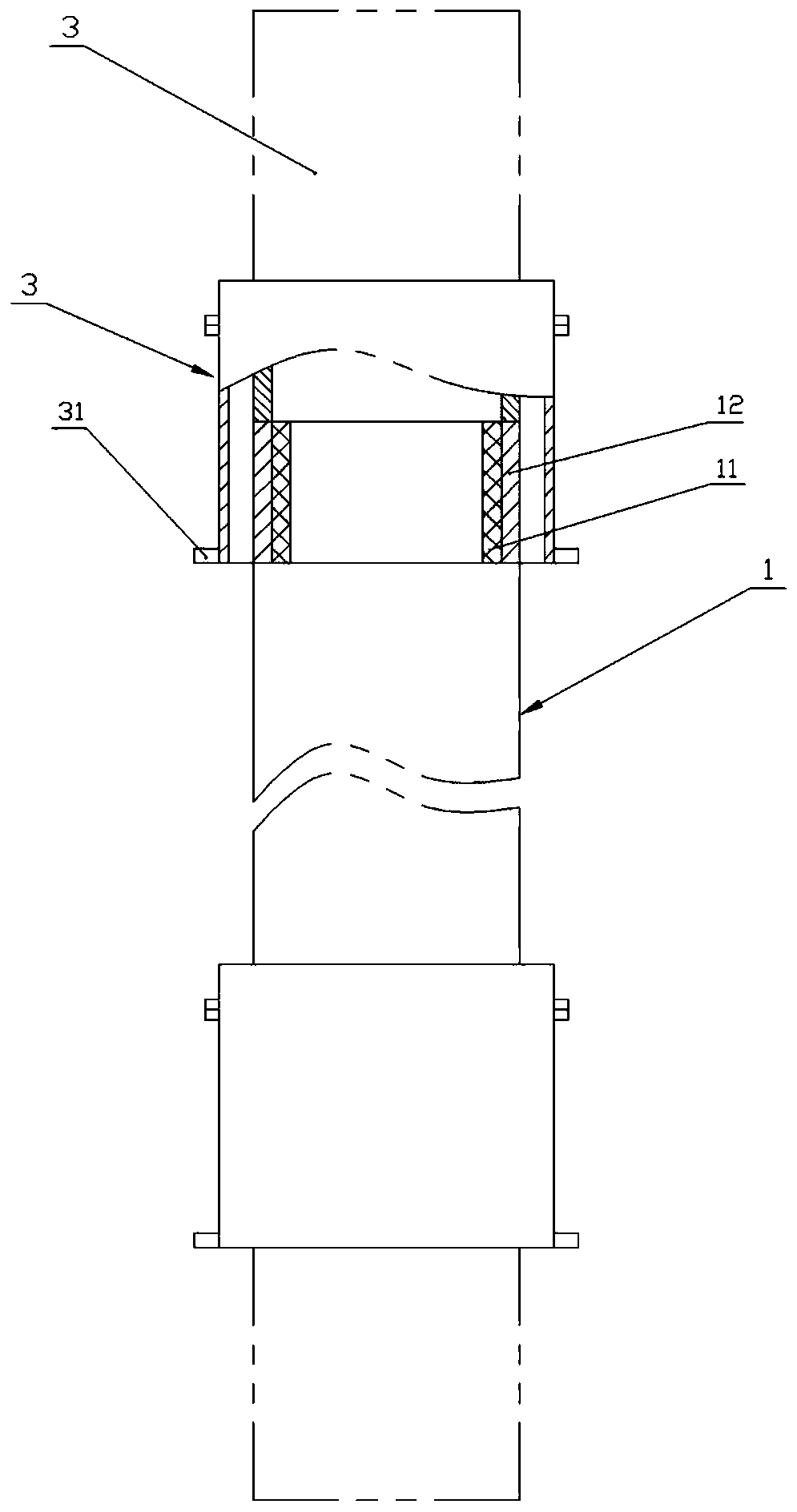 Filling pipeline repairing method