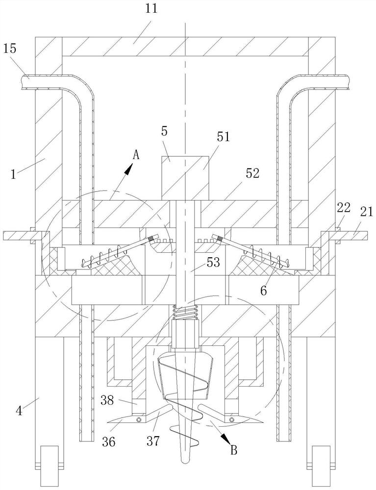 Industrial heavy metal contaminated soil remediation device