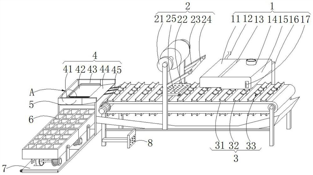 A medical blood collection tube sterilization treatment system