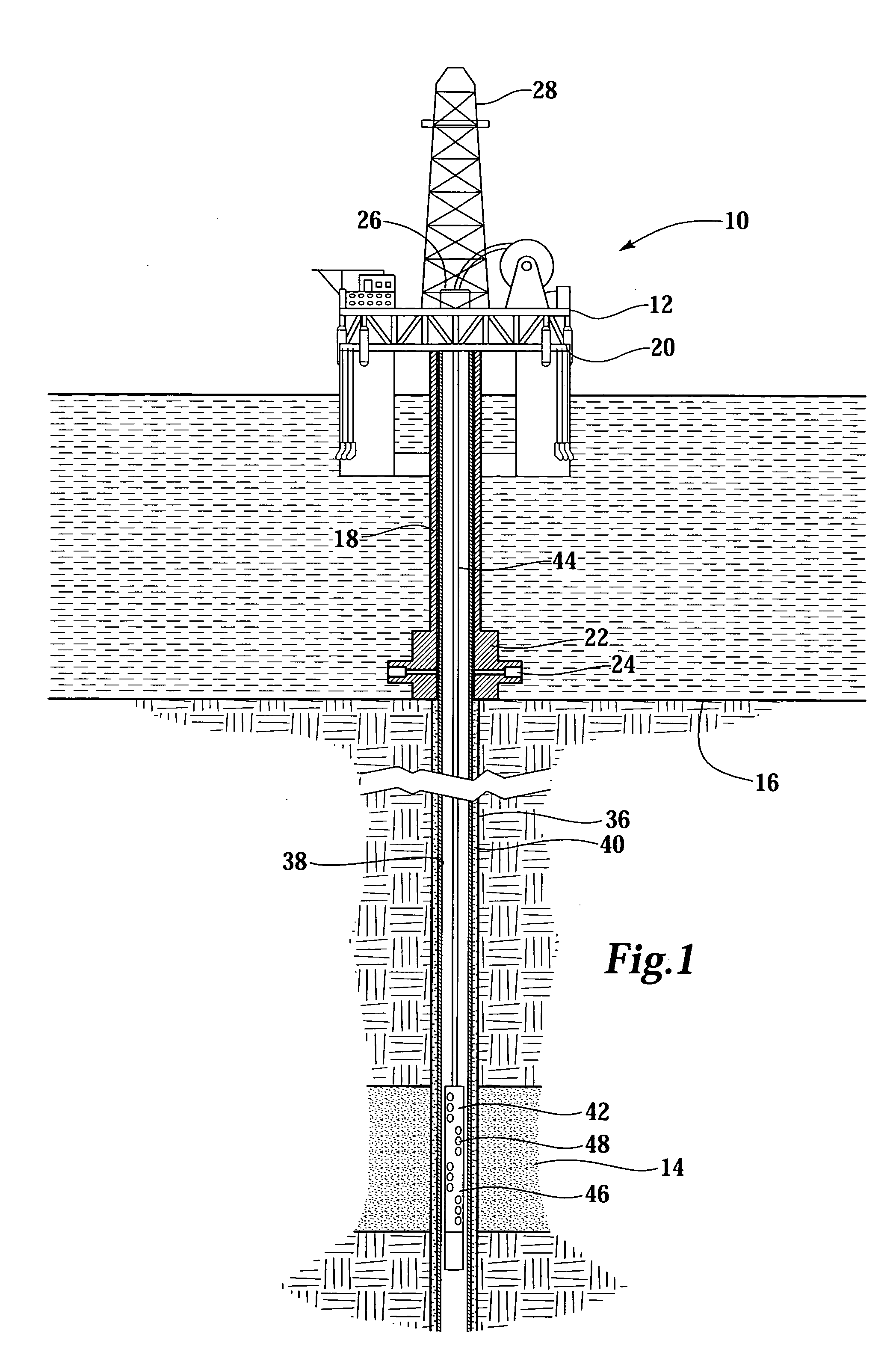 Perforating gun assembly and method for creating perforation cavities