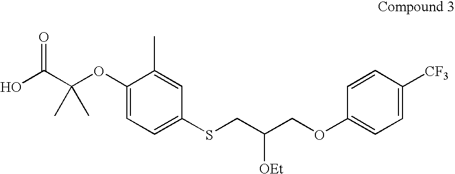 4-((phenoxyalkyl)thio)-phenoxyacetic acids and analogs