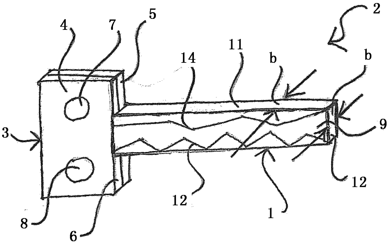 Key stem for a motor vehicle key