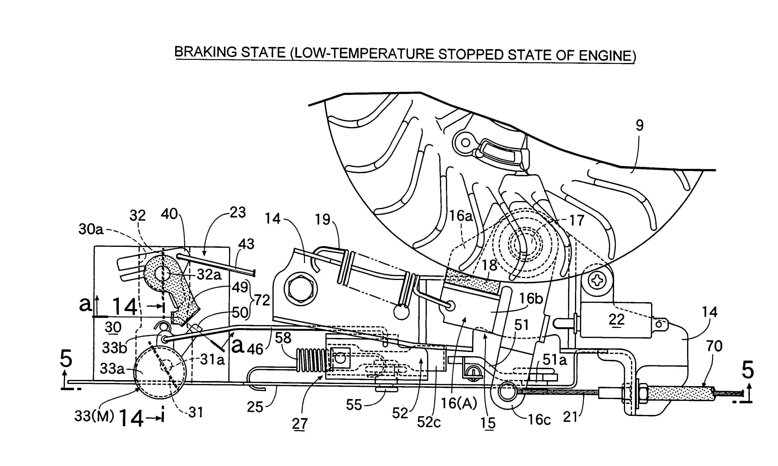 Device for controlling choke valve of carburetor