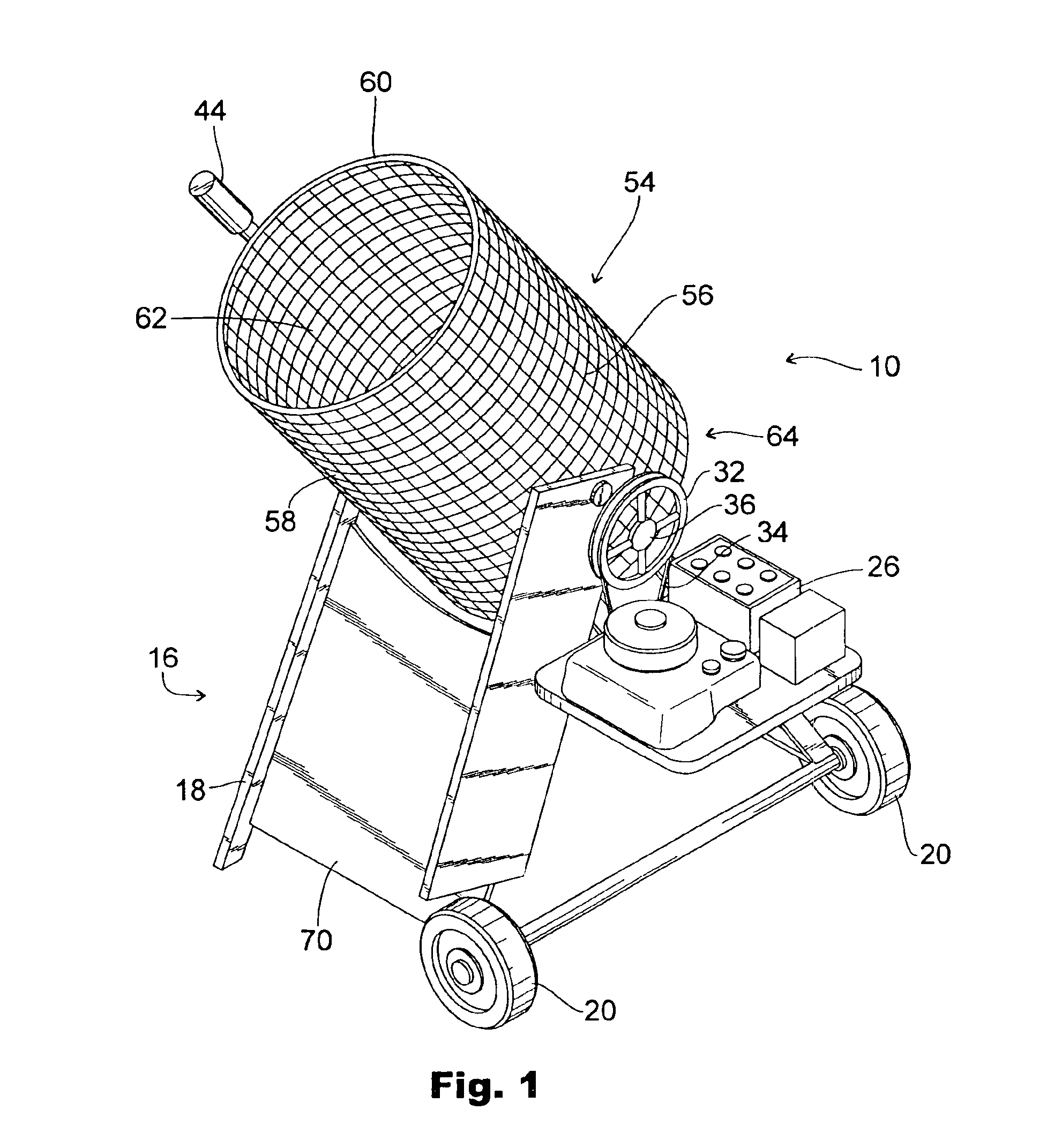 Garden screening device for sifting and sorting material