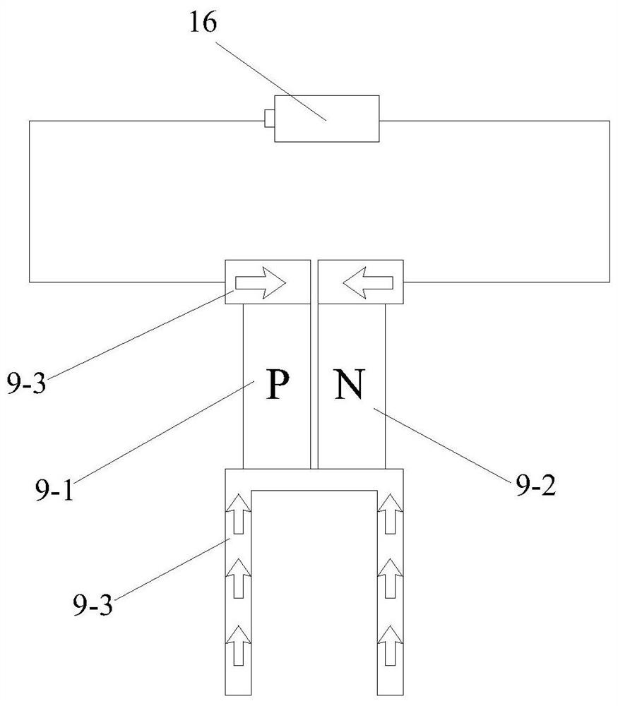 Waste heat recovery and comprehensive utilization system and method for air return shaft in cold mining area