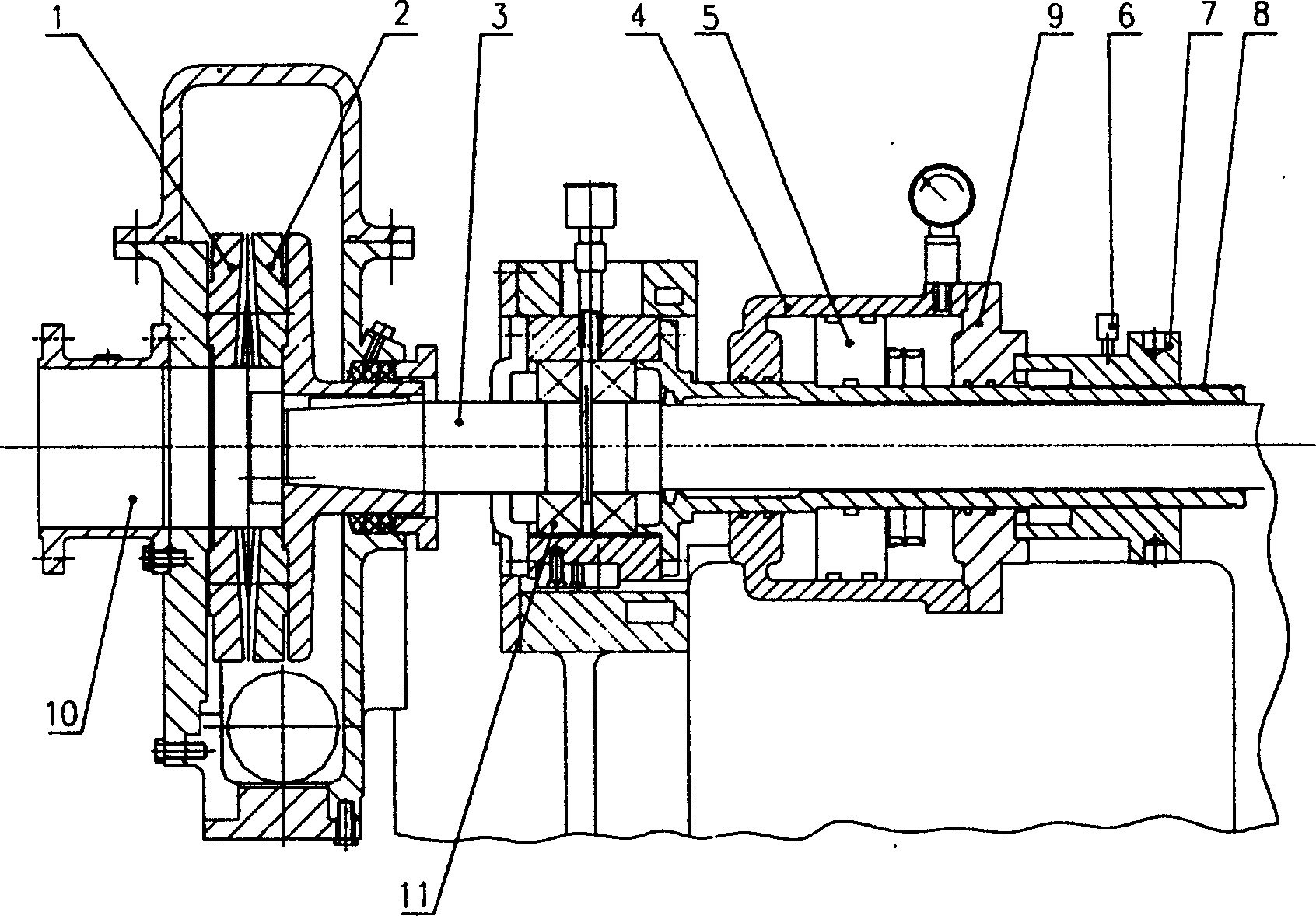 Disc refiner constant pressure pulping method and device