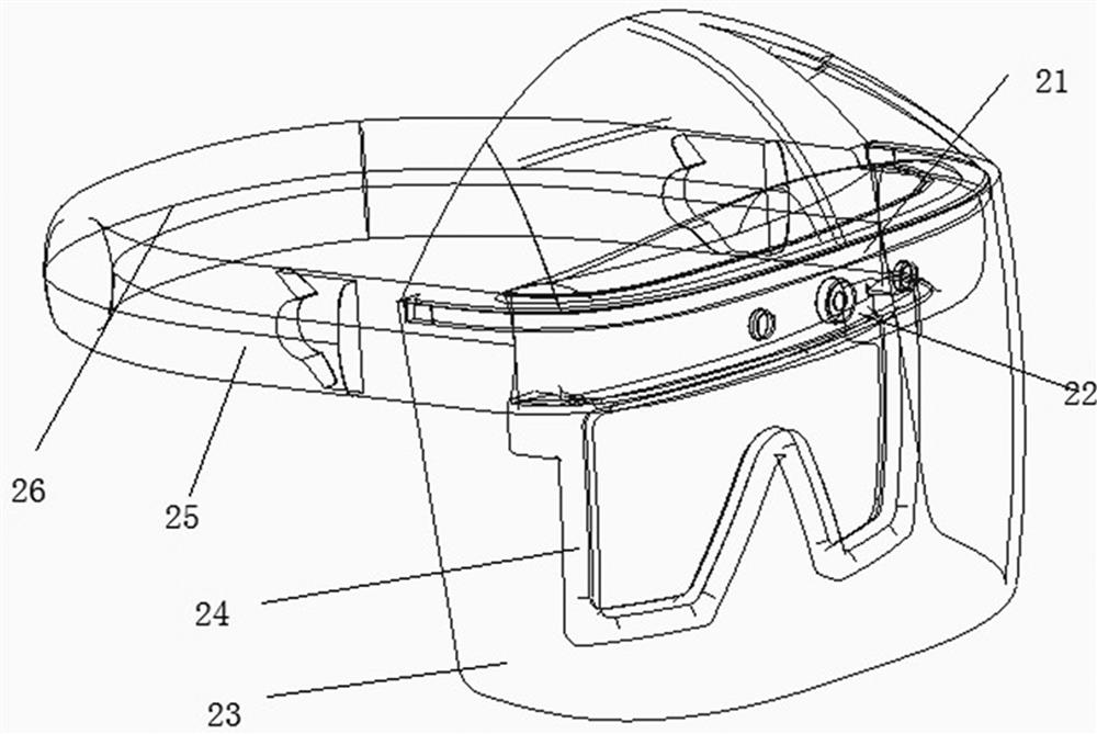 Head-mounted display device and outdoor viewing method using the head-mounted display device