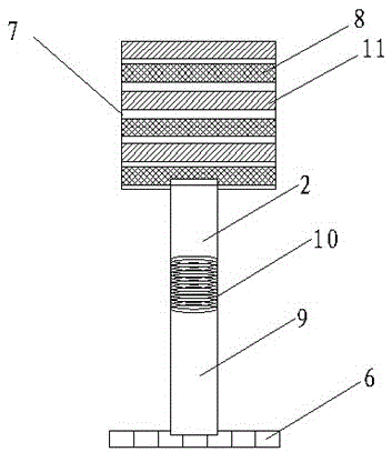 Shock-absorption stop board assembly