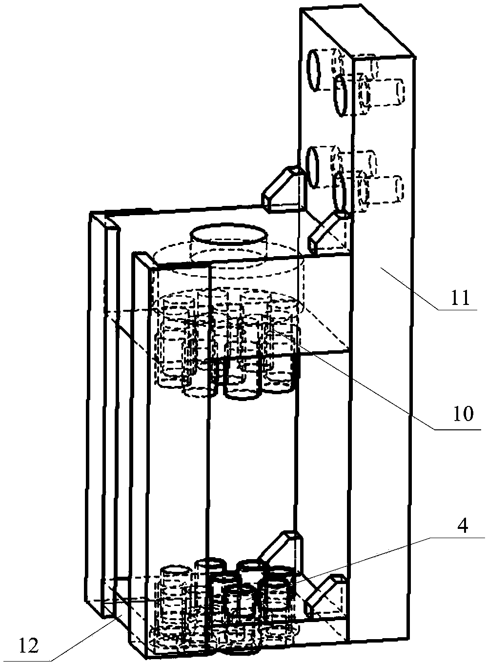 Multi-pipe floating complex curved surface self-finding track electrolytic processing device and method