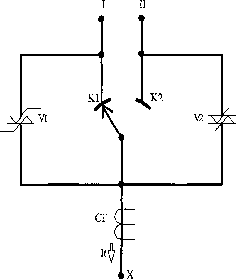 Thyristor direct switching on-load tap-changer