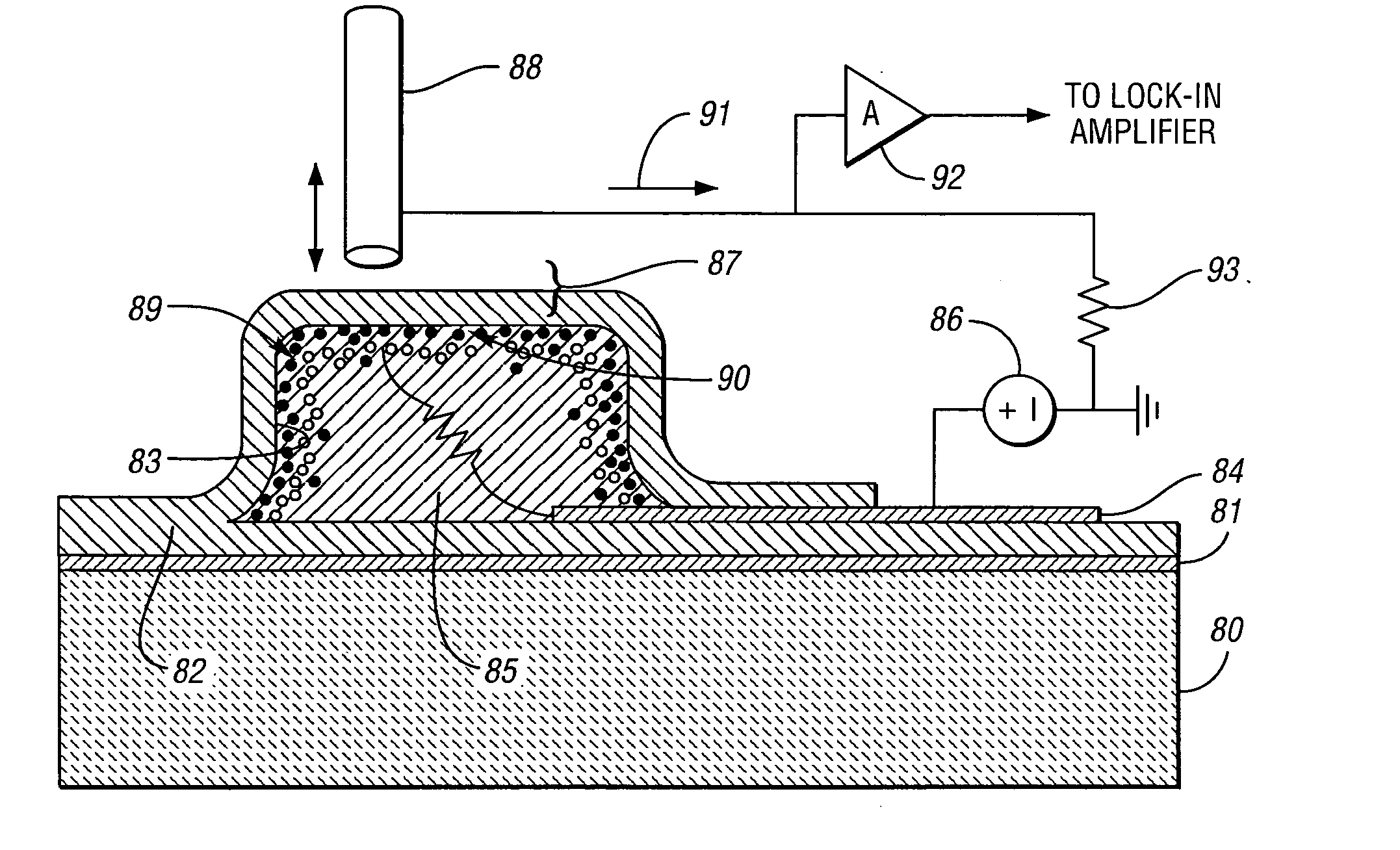 Micromachined probe apparatus and methods for making and using same to characterize liquid in a fluidic channel and map embedded charge in a sample on a substrate