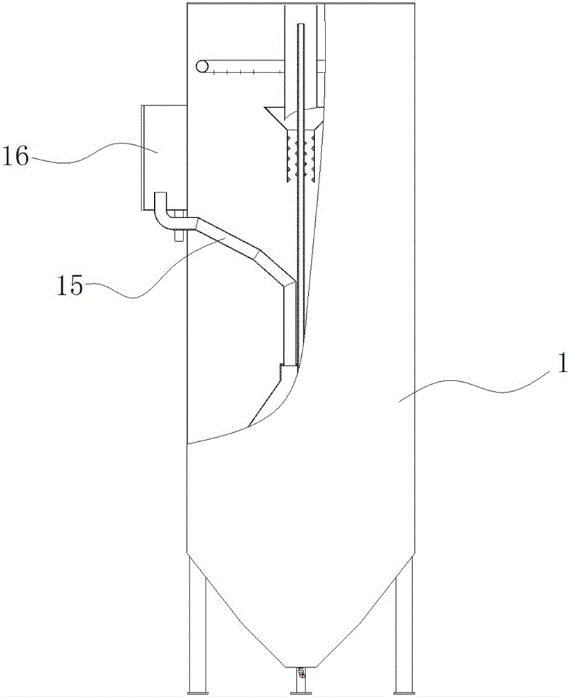 Downward-flow type continuous sand filter and operating method thereof