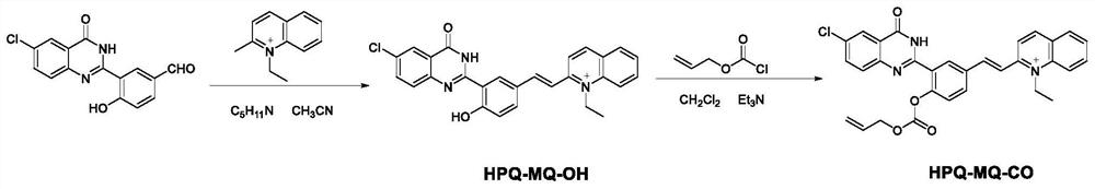 Preparation and application of a solid-state fluorescent probe for detecting carbon monoxide