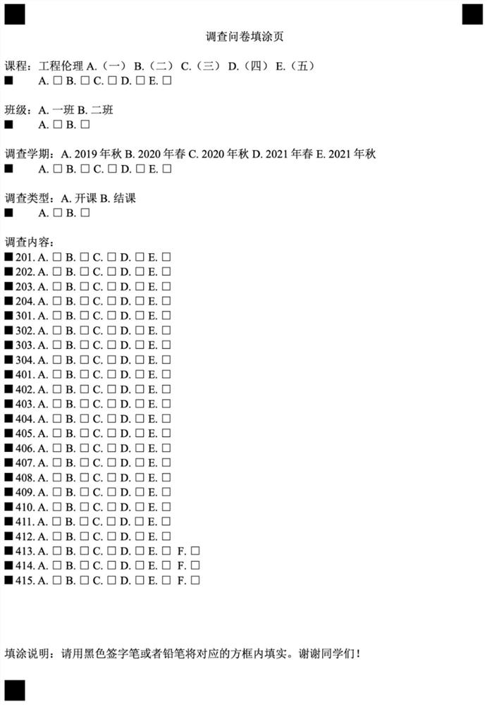 Privacy protection design method based on questionnaire, storage medium and equipment