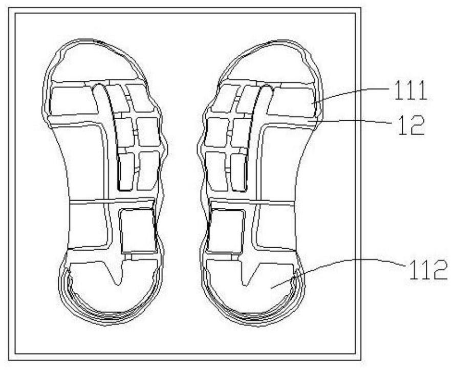 Bio-based rubber sole as well as preparation method and mold thereof