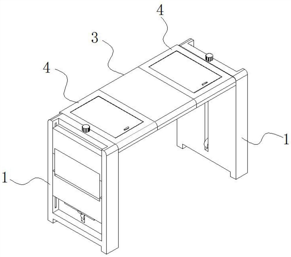 Workbench capable of being rotatably adjusted and expanded for computer software development