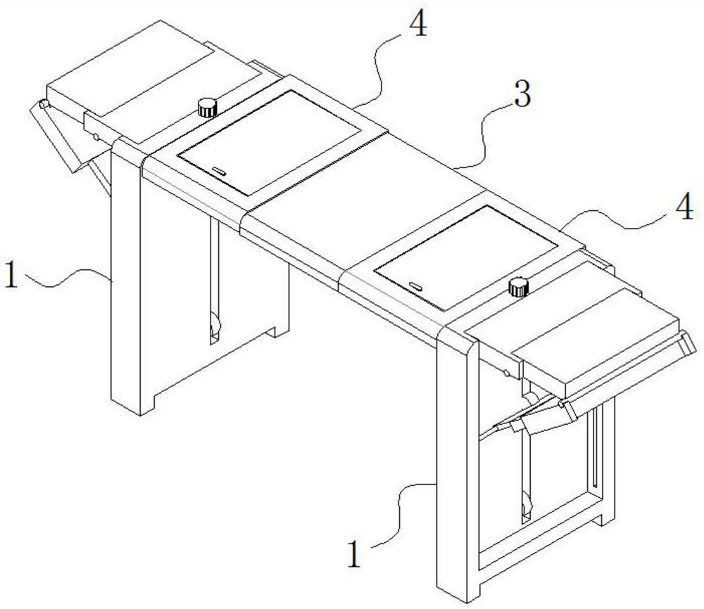 Workbench capable of being rotatably adjusted and expanded for computer software development