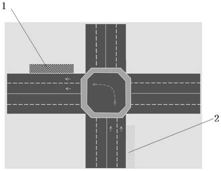 A variable bus platform system and its selection method near signal light intersections