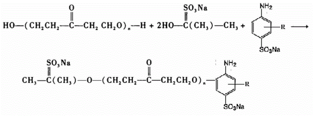 Method for preparing cement water-reducing agent by using byproduct of organic pigment intermediate CLT acid