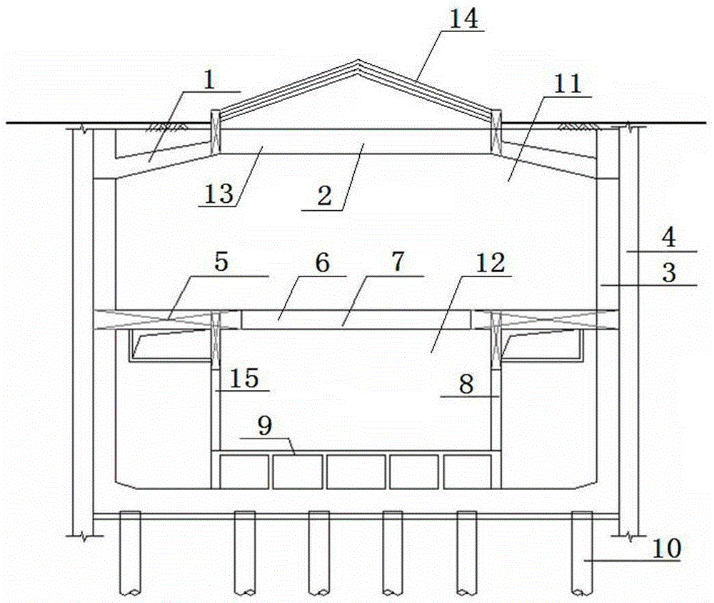 Architectural Structure of Rail Transit Underground Station