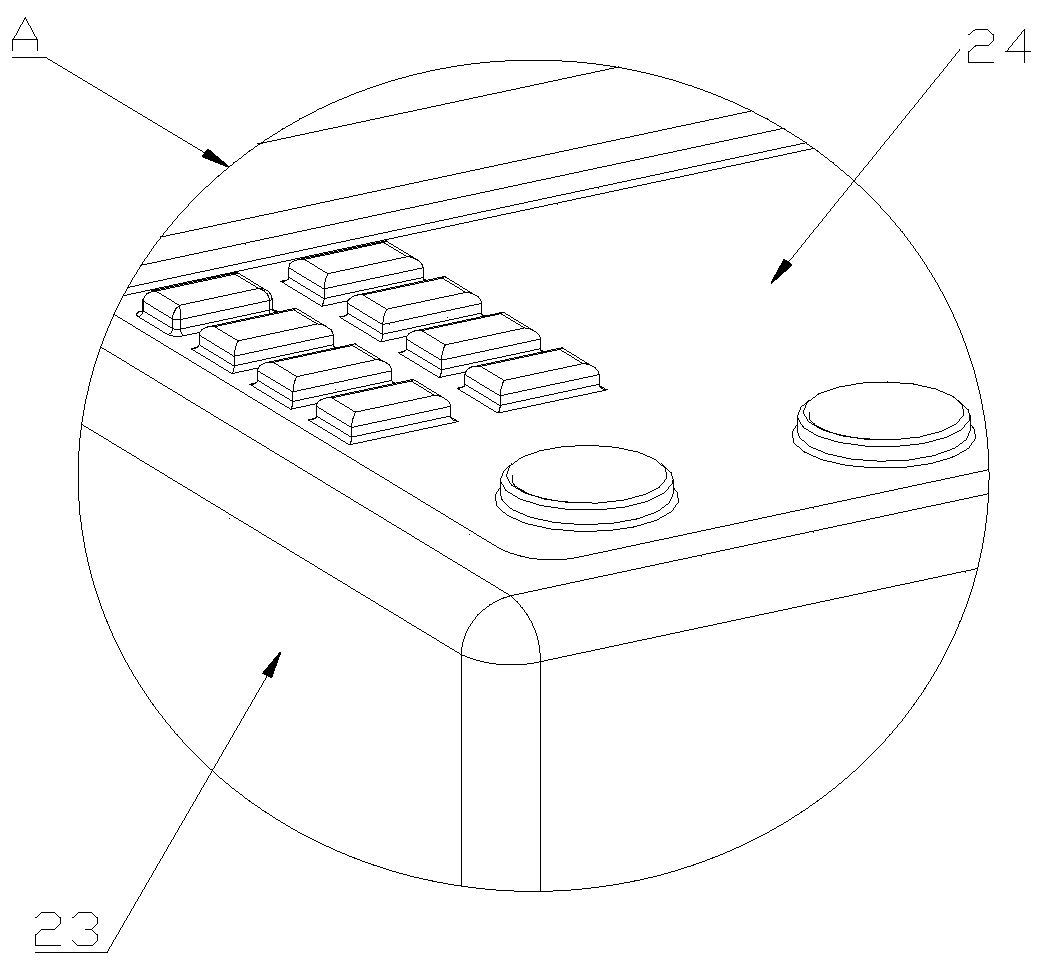 Blood pressure and blood glucose meter and detection system thereof