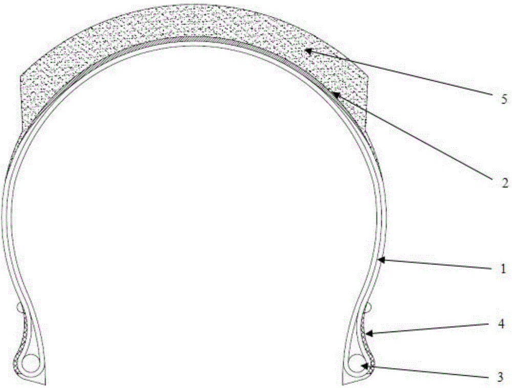 Novel light bicycle tire