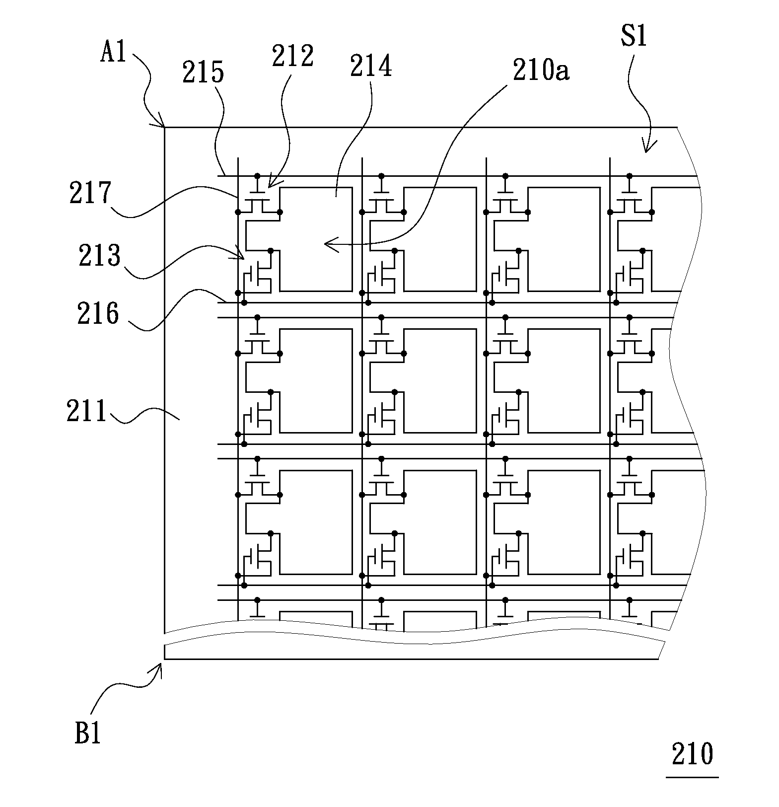 Flexible pixel array substrate and flexible display