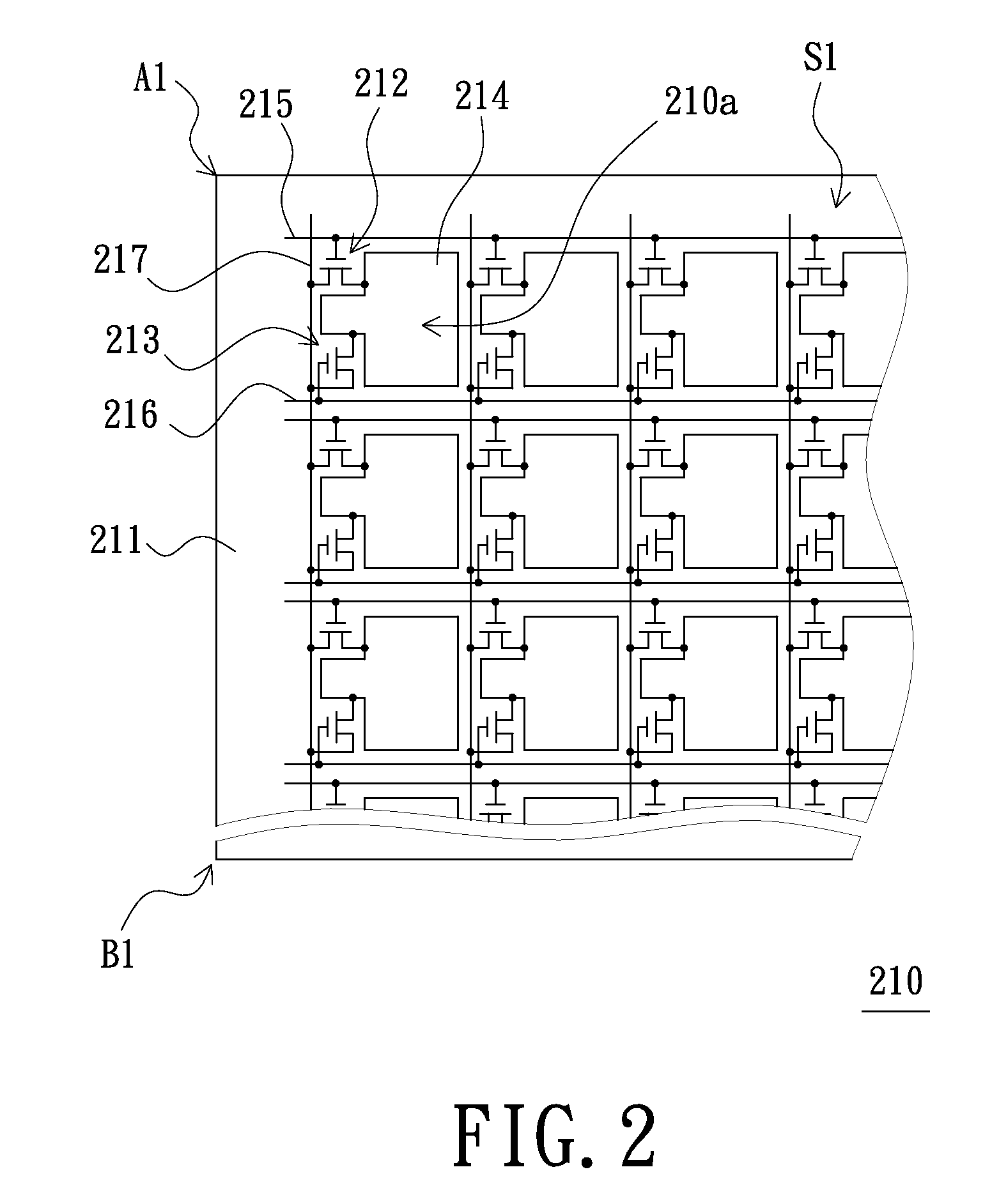 Flexible pixel array substrate and flexible display