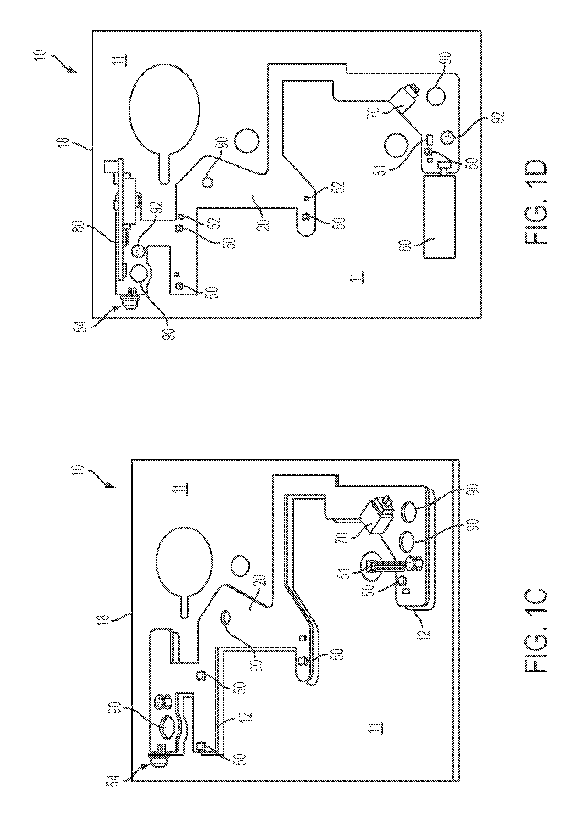 Locking device with embedded circuit board