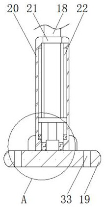 Soil loading site dust cleaning device for muck truck