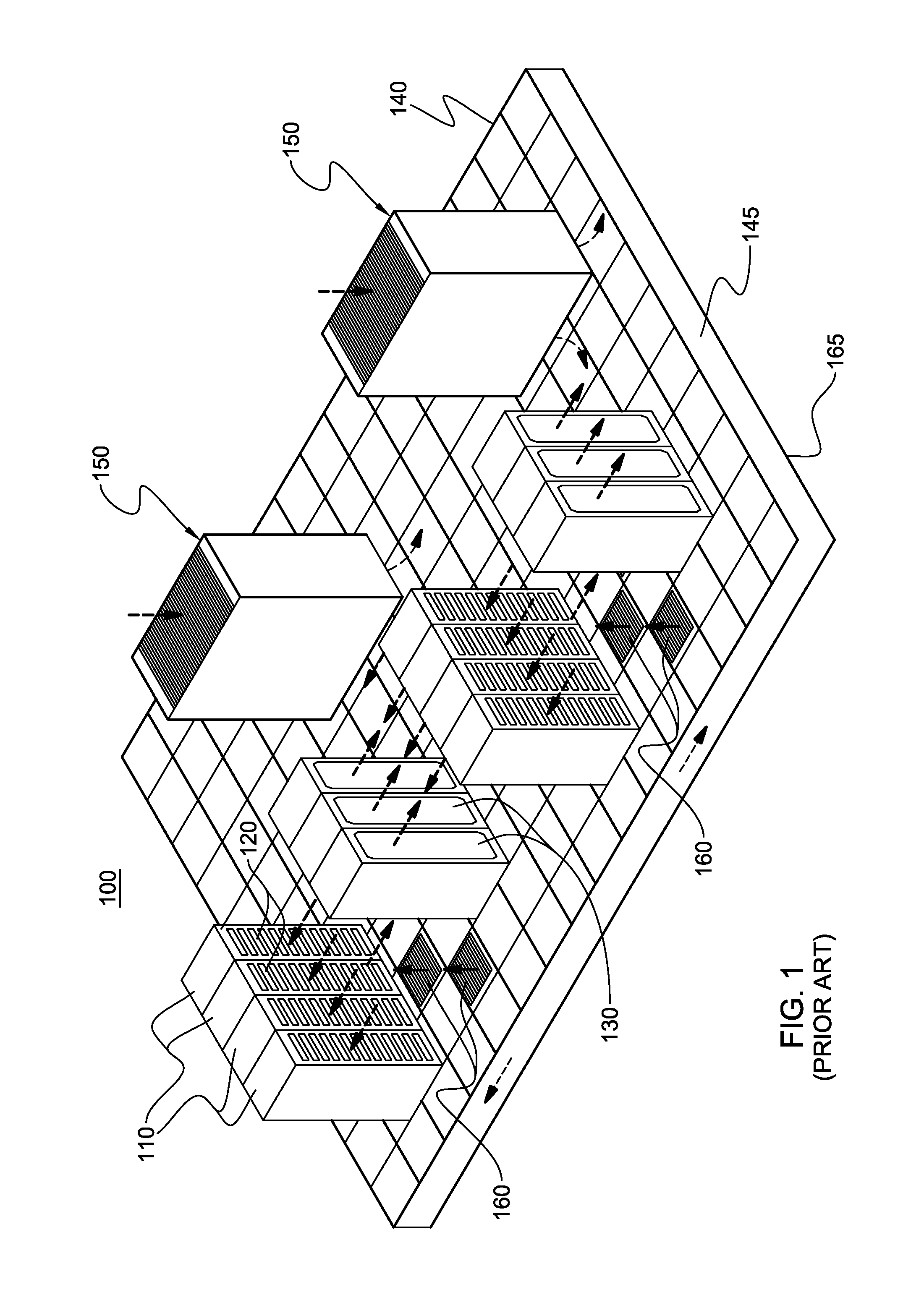 Vapor condenser with three-dimensional folded structure