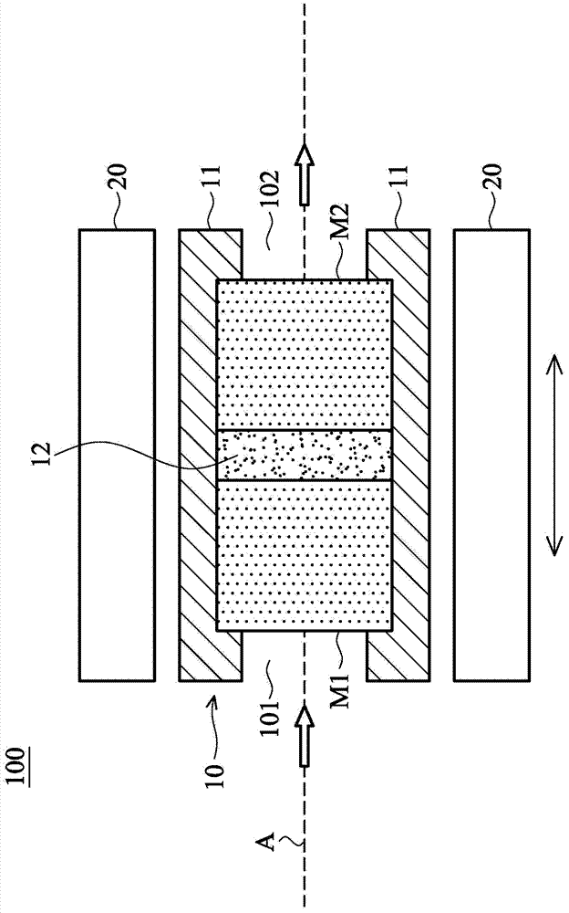 Magnetic refrigeration device and magnetic heating module thereof